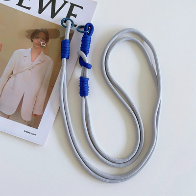 Universāla korejiešu virves kaklarota pret zudumiem, Dopamīna krāsaina vadu tālruņa virve iPhone 14 13 15 Pro Max virves ķēdei
