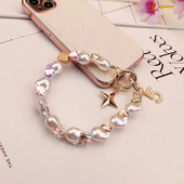 Kristallhelmestega ripatsümbris Universaalne kaotsiminekuvastane kaelapael Värv Love Pearl kaelapael Mobiiltelefonipael Käsipael Käsitsi valmistatud