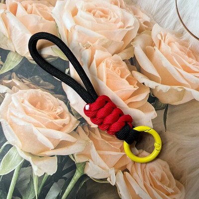 Breloc cu șnur împletit creativ pentru husa telefonului femeilor, curea de frânghie cu nod pierdut, breloc pentru mașină, accesorii bricolaj, breloc de modă