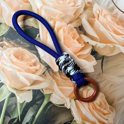 Breloc cu șnur împletit creativ pentru husa telefonului femeilor, curea de frânghie cu nod pierdut, breloc pentru mașină, accesorii bricolaj, breloc de modă