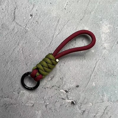 Breloc cu șnur împletit creativ pentru husa telefonului femeilor, curea de frânghie cu nod pierdut, breloc pentru mașină, accesorii bricolaj, breloc de modă