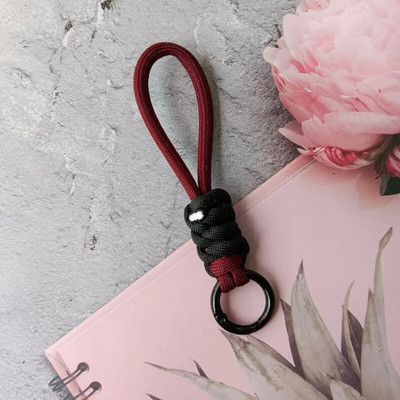 Breloc cu șnur împletit creativ pentru husa telefonului femeilor, curea de frânghie cu nod pierdut, breloc pentru mașină, accesorii bricolaj, breloc de modă