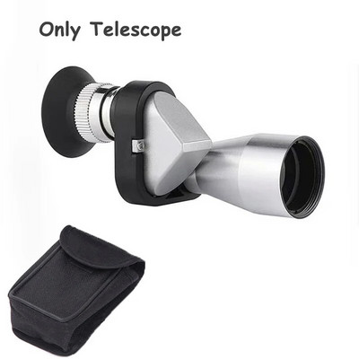 Telescop portabil 8x20 HD, cu vedere de noapte, cu zoom de buzunar, monocular, pentru camping, alpinism, excursie, observarea păsărilor