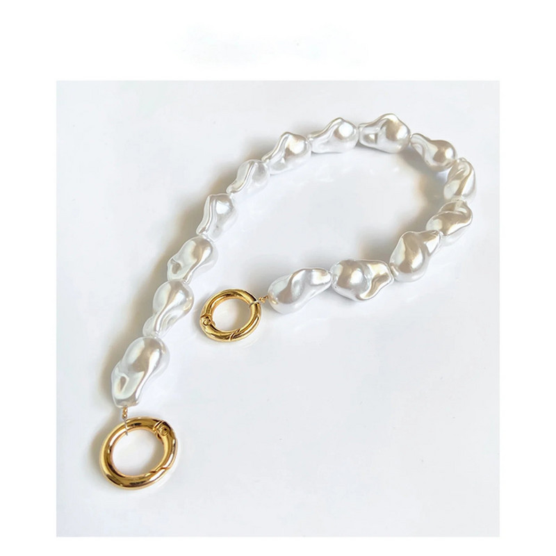 Korejas mobilā tālruņa akmens pērļu rokassprādzes ķēde iPhone 14 13 12 Pro Max Samsung Flip 3 4 Flip3 Flip4