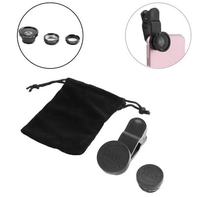 Prisegamas objektyvas Black Shell 8x Mobiliojo telefono kameros objektyvas Reguliuojamas židinio nuotolis Didelis padidinimas, skirtas žiūrėti varžybų koncertus