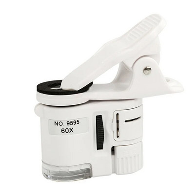 Lupa 100X Mini Microscop Telefon mobil Bijuterii antice de înaltă definiție Identificare cu jad Anti-contrafacere