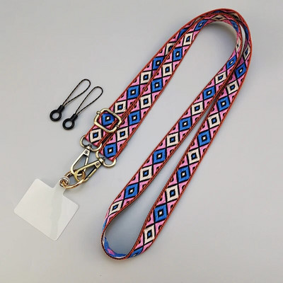 Universalus Retro kinietiško stiliaus telefono dirželis kryžminio korpuso dirželis, grandinės segtukas, pečių prailginimas, apsaugantis nuo praradimo mobiliojo telefono dirželis