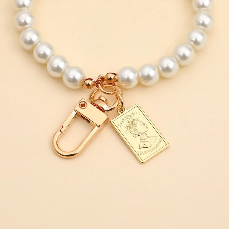 Κορδόνι τηλεφώνου Αποσπώμενο κορδόνι μαργαριταρένιο κορδόνι για αξεσουάρ κινητών τηλεφώνων με αυτοκόλλητο ιμάντα βραχιόλι για κινητό τηλέφωνο γενικής χρήσης