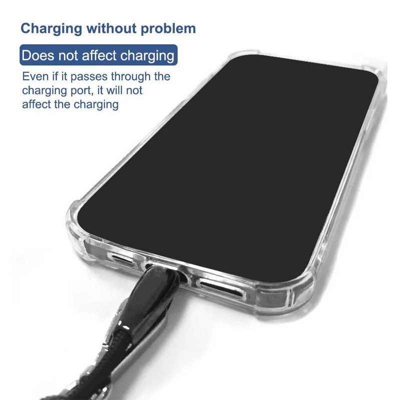 Universāls Crossbody Patch Tālruņa Virves Mobilā Telefona Siksna Štrope Neilona Mīksta Virve Mobilā Tālruņa pakarināmā Vada Turētājs