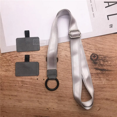 Regulējama poliestera siksna, siksna, plaukstas locītava, starplikas, iekarināma kakla siksna Daudzfunkcionāla mobilā tālruņa virve