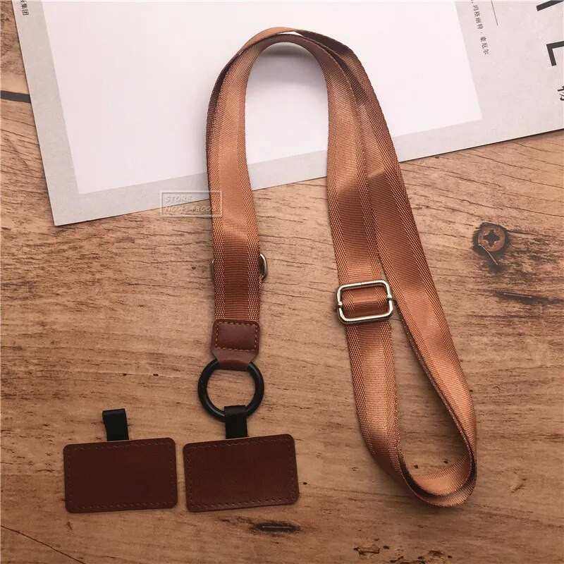 Regulējama poliestera siksna, siksna, plaukstas locītava, starplikas, iekarināma kakla siksna Daudzfunkcionāla mobilā tālruņa virve