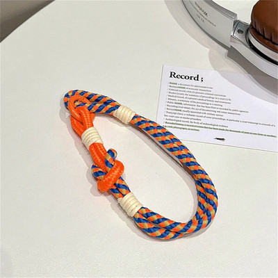 Rokas siksna tālruņa piekariņam Luksusa šūnu aksesuāri ar atslēgu virves krāsainām rokassprādzēm Telefona rotaslietas virves atslēgu piekariņš