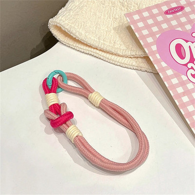 Rokas siksna tālruņa piekariņam Luksusa šūnu aksesuāri ar atslēgu virves krāsainām rokassprādzēm Telefona rotaslietas virves atslēgu piekariņš