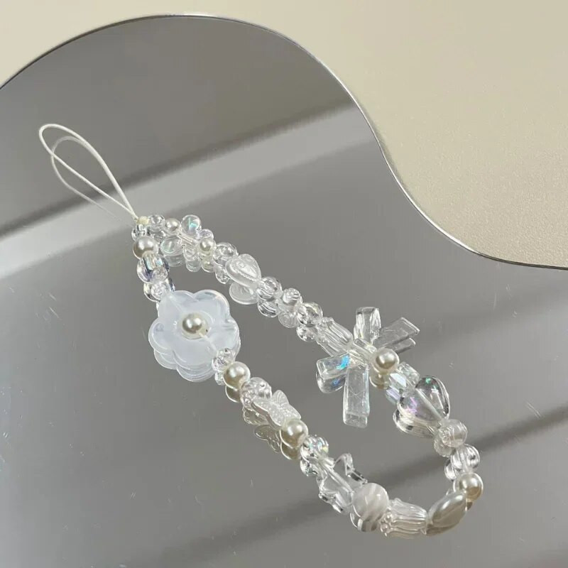 Vibu helmestega mobiiltelefoni amulett rihm kett kaelapael naistele tüdrukutele ehted liblikas telefonihoidja helmed ripats kaunistused hulgimüük