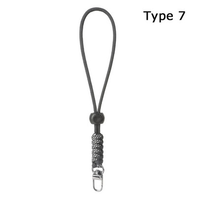 Lanac za mobilni telefon Prsten Kabel za ključeve Narukvica Luksuzni viseći držač za mobitel Uže kontrastnih boja Paracord privjesak za ključeve