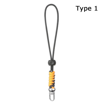 Lanac za mobilni telefon Prsten Kabel za ključeve Narukvica Luksuzni viseći držač za mobitel Uže kontrastnih boja Paracord privjesak za ključeve