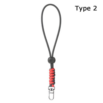 Lanac za mobilni telefon Prsten Kabel za ključeve Narukvica Luksuzni viseći držač za mobitel Uže kontrastnih boja Paracord privjesak za ključeve