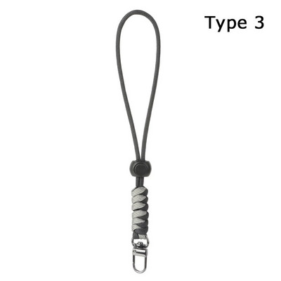 Lanac za mobilni telefon Prsten Kabel za ključeve Narukvica Luksuzni viseći držač za mobitel Uže kontrastnih boja Paracord privjesak za ključeve