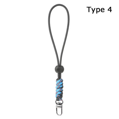 Lanac za mobilni telefon Prsten Kabel za ključeve Narukvica Luksuzni viseći držač za mobitel Uže kontrastnih boja Paracord privjesak za ključeve