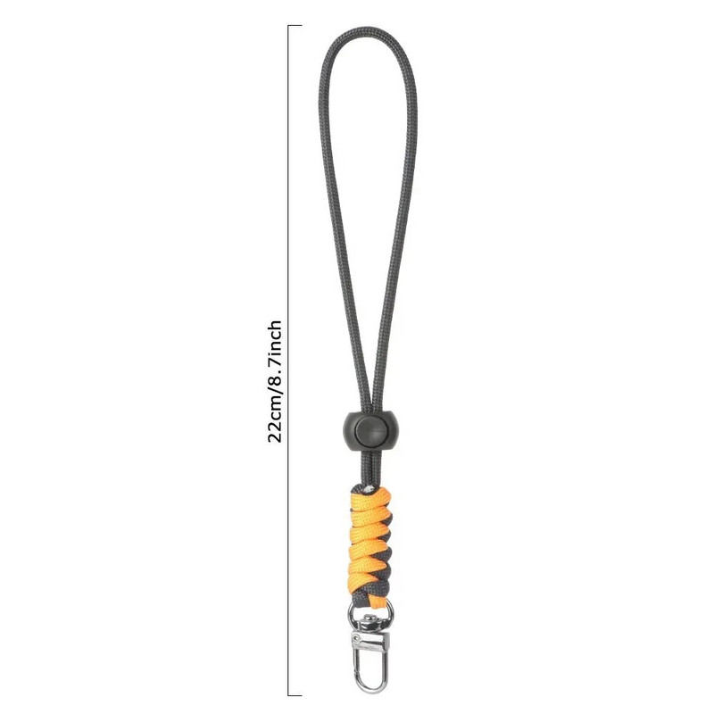 Lanac za mobilni telefon Prsten Kabel za ključeve Narukvica Luksuzni viseći držač za mobitel Uže kontrastnih boja Paracord privjesak za ključeve