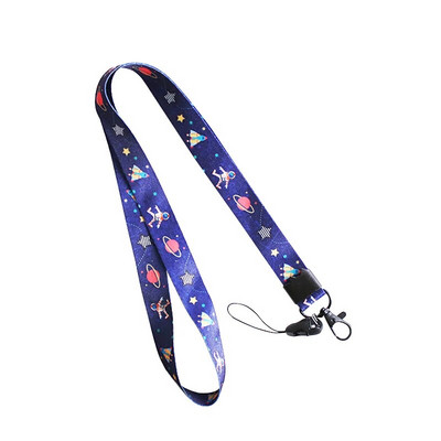 1 buc curea pentru telefon mobil curea de gât cu flori de desene animate drăguț pentru chei card de identitate pentru suport de insignă USB DIY frânghie