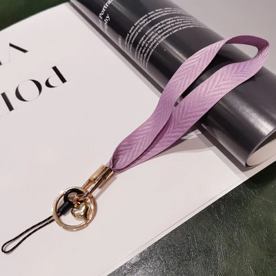 Mobilā tālruņa aukla sieviešu plaukstas virve plata auduma īsa štrope siksniņa kulonu apvalka rotājumi pārnēsājams noņemams atslēgu piekariņš