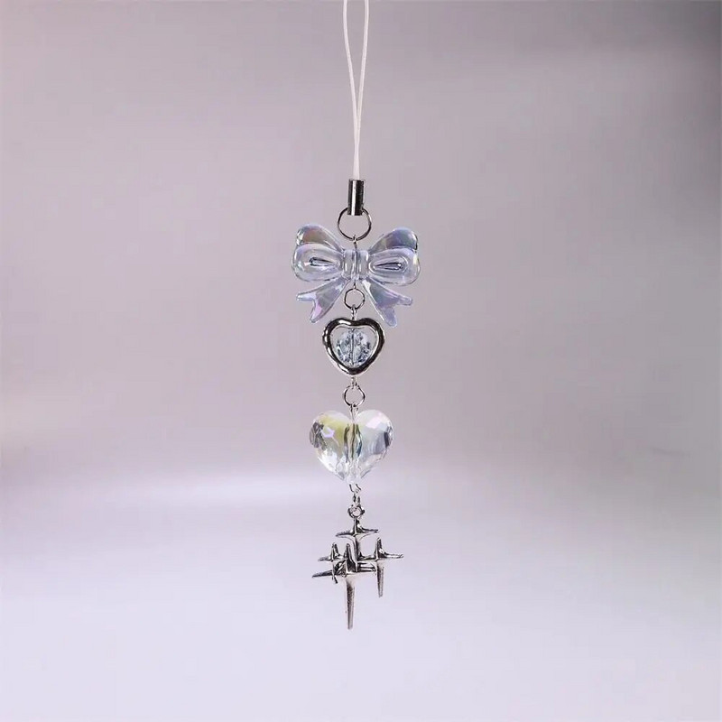 Tālruņa piekariņi Y2K Tālruņa kulons Butterfly Sweet Girl Tālrunis Štropes Tālruņa siksnas Mugursoma Ornaments Tālruņa ķēdes kamera