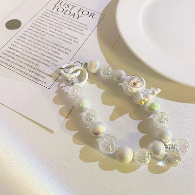 Crtani medvjed ljubavne perle lanac mobilni telefon uže kratak stil privjesak privjesak privjesak protiv pada Viseći kabel trake za nakit