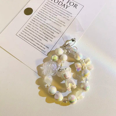 Crtani medvjed ljubavne perle lanac mobilni telefon uže kratak stil privjesak privjesak privjesak protiv pada Viseći kabel trake za nakit