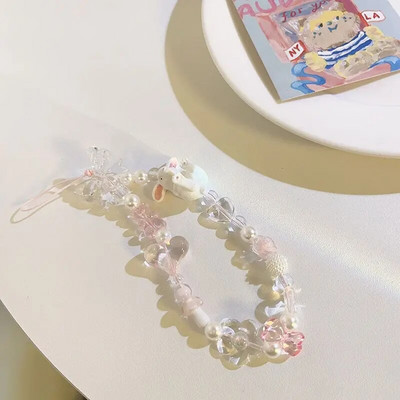 Crtani medvjed ljubavne perle lanac mobilni telefon uže kratak stil privjesak privjesak privjesak protiv pada Viseći kabel trake za nakit