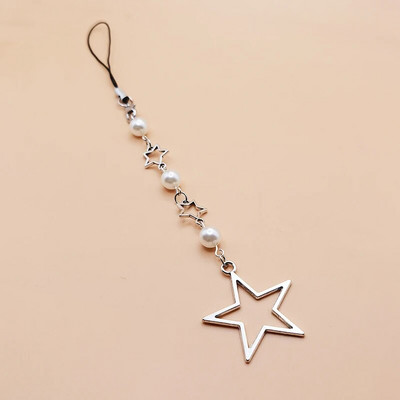 Originaalsed DIY käsitsi valmistatud armsad telefonivõrud Y2K naiste ripats Kawaii võtmehoidja rihmapael koos tähepärliga karu multifilmitarvikutega