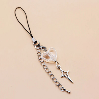 Originaalsed DIY käsitsi valmistatud armsad telefonivõrud Y2K naiste ripats Kawaii võtmehoidja rihmapael koos tähepärliga karu multifilmitarvikutega