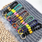 Tālruņa krāsu ķēde, noņemama mobilā tālruņa siksna Pretnozaudēšanas virves vasaras ķēdes rotaslietas Tālruņa plaukstas siksnas piekārtiem virves ornamentiem