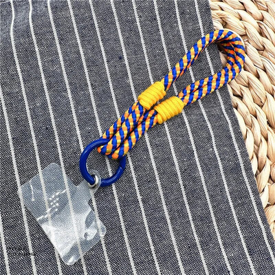 Tālruņa krāsu ķēde, noņemama mobilā tālruņa siksna Pretnozaudēšanas virves vasaras ķēdes rotaslietas Tālruņa plaukstas siksnas piekārtiem virves ornamentiem