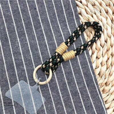 Tālruņa krāsu ķēde, noņemama mobilā tālruņa siksna Pretnozaudēšanas virves vasaras ķēdes rotaslietas Tālruņa plaukstas siksnas piekārtiem virves ornamentiem