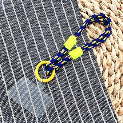 Tālruņa krāsu ķēde, noņemama mobilā tālruņa siksna Pretnozaudēšanas virves vasaras ķēdes rotaslietas Tālruņa plaukstas siksnas piekārtiem virves ornamentiem