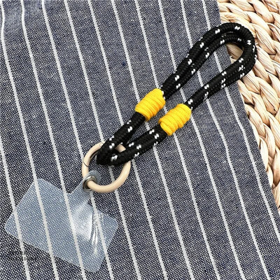 Tālruņa krāsu ķēde, noņemama mobilā tālruņa siksna Pretnozaudēšanas virves vasaras ķēdes rotaslietas Tālruņa plaukstas siksnas piekārtiem virves ornamentiem