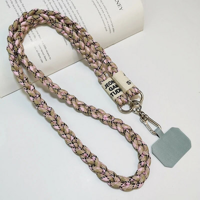 Snur pentru telefon Crossbody Sport lung în aer liber Alpinism Snur de munte Curea împletită pentru umăr Curea puternică pentru gât