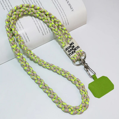 Snur pentru telefon Crossbody Sport lung în aer liber Alpinism Snur de munte Curea împletită pentru umăr Curea puternică pentru gât