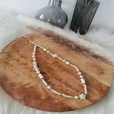 Love Heart Shell Beaded Αλυσίδες Κινητού Τηλεφώνου Κρεμαστό Κρεμαστό Μπρελόκ Απλή Θήκη Αξεσουάρ Κοσμήματα Γυναικεία γούρια