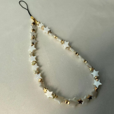 Love Heart Shell Beaded Αλυσίδες Κινητού Τηλεφώνου Κρεμαστό Κρεμαστό Μπρελόκ Απλή Θήκη Αξεσουάρ Κοσμήματα Γυναικεία γούρια