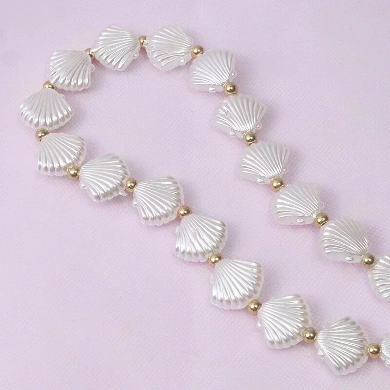 Love Heart Shell Beaded Αλυσίδες Κινητού Τηλεφώνου Κρεμαστό Κρεμαστό Μπρελόκ Απλή Θήκη Αξεσουάρ Κοσμήματα Γυναικεία γούρια