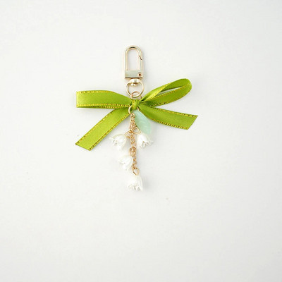 Modes lentes priekšgala pērļu piekarināmais atslēgu piekariņš iPhone tālrunim Samsung sievietēm mobilā tālruņa soma Automašīnas atslēgu piekariņš šarmu dekoru vairumtirdzniecība