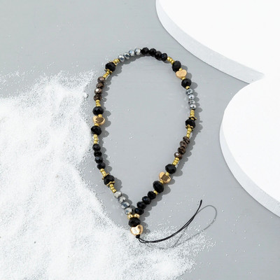 Moodne akrüülist mobiiltelefoni kett Viie otsaga tärniga ripats helmestega telefonipael Mobiiltelefoni riputusnöör naistele ehted