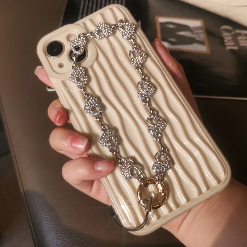 Īsa stila rhinestone plaukstas kulons mobilā tālruņa aukla mīlestības ķēde, izdobta kulons universāls tālruņa futrālis pret nozaudēšanu