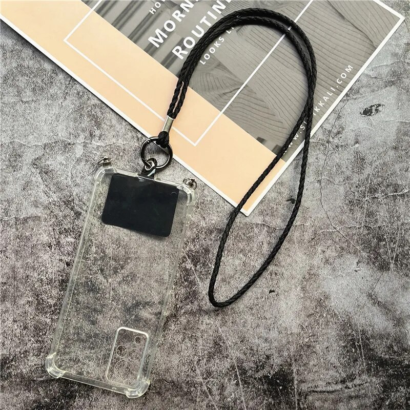 Visokokvalitetni kožni konop PU pleteni remeni za ključeve Uzice za mobilne telefone Privjesci za ključeve Trake za vrat Protuprovalni lančići za mobitele