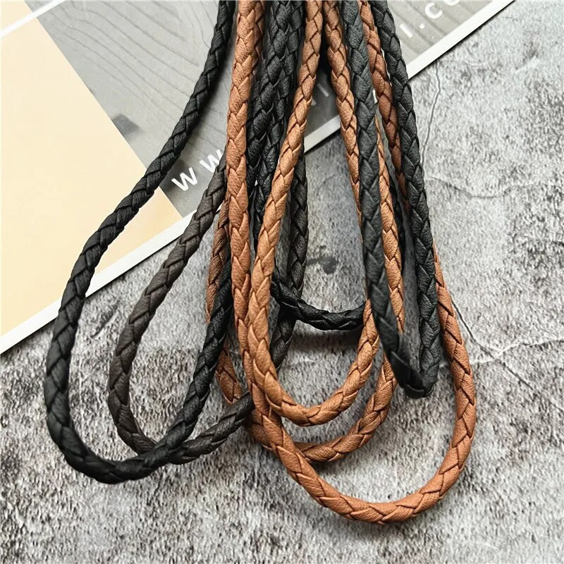 Visokokvalitetni kožni konop PU pleteni remeni za ključeve Uzice za mobilne telefone Privjesci za ključeve Trake za vrat Protuprovalni lančići za mobitele
