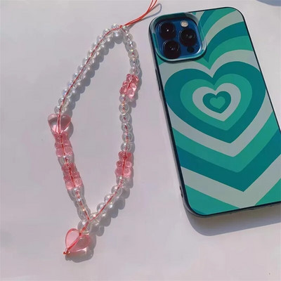Trendovsko ljubavno srce od smole naramenice za mobilni telefon Univerzalni kabel za vješanje mobitela Anti-Lost Uzica za nakit Narukvica Privjesak Uže