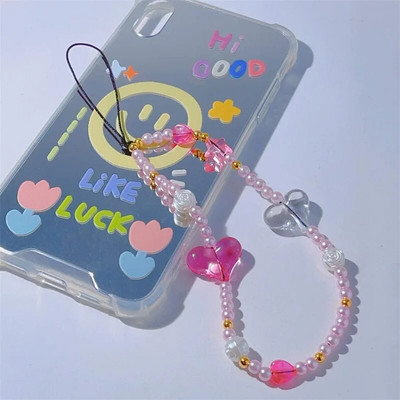 Trendovsko ljubavno srce od smole naramenice za mobilni telefon Univerzalni kabel za vješanje mobitela Anti-Lost Uzica za nakit Narukvica Privjesak Uže