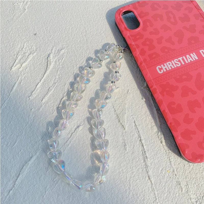 Trendovsko ljubavno srce od smole naramenice za mobilni telefon Univerzalni kabel za vješanje mobitela Anti-Lost Uzica za nakit Narukvica Privjesak Uže